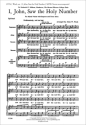 John Wesley Work, I, John, Saw the Holy Number SATB, Solo S,B Stimme