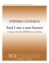 Stephen Chatman, And I saw a new heaven Soprano Solo/soli, SSATB and Organ Stimme