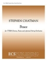 Stephen Chatman, Peace Piano and Optional String Orchestra Chorpartitur