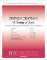 Stephen Chatman, A Song of Joys: My spirit to yours dear brother SATB Chorus and optional Piano Chorpartitur