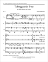 Robert Applebaum, Toboggan for Two SAB and Piano Chorpartitur
