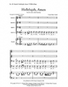 Georg Friedrich Hndel, Judas Maccabaeus: Hallelujah, Amen TTBB Keyboard [Organ or Piano] or Orchestra Stimme