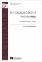 Nikolaus Decius, God On High TTBB a Cappella Stimme