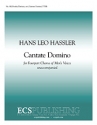 Hans Leo Hassler, Cantate Domino TTBB a Cappella Stimme
