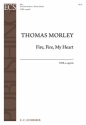 Thomas Morley, Fire, Fire, My Heart TTBB a Cappella Stimme