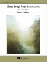 Daniel Pinkham, Three Songs from Ecclesiastes Medium Voice and Piano Buch