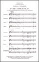 Randall Thompson, Pueri Hebraeorum SSAA Double Choir a Cappella Stimme