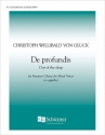 Christoph Willibald Gluck, De Profundis SATB Stimme