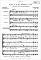Thomas Morley, April is in my mistress' face SSAA a Cappella Stimme