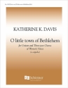 O Little Town of Bethlehem SSA [Women or Children] a Cappella Stimme