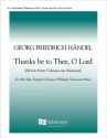 Georg Friedrich Hndel, Thanks Be To Thee, O Lord Alto Solo, SSAA and Piano Stimme