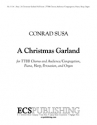 Conrad Susa, A Christmas Garland TTBB a Cappella Partitur