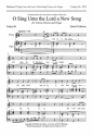 Daniel Pinkham, O Sing Unto the Lord a New Song Unison Voices and Organ Stimme