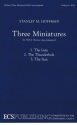Stanley M. Hoffman, Three Miniatures SSAA [Women] a Cappella Stimme