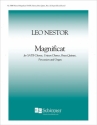 Leo Nestor, Magnificat SATB, Brass, Percussion and Organ Stimme