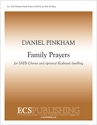 Daniel Pinkham, Family Prayers SATB, opt. Keyboard [Organ or Piano] doubling Stimme