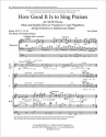 Leo Nestor, How Good It Is to Sing Praises SATB, Organ or Chamber Ensemble Chorpartitur