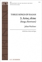 Julian Wachner, Three Songs of Isaiah: No. 3. Arise, Shine SATB divisi and Organ Stimme