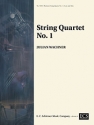 Julian Wachner, String Quartet No. 1 Streichquartett Partitur + Stimmen