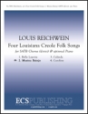 Louis Reichwein, 4 Louisiana Creole Folk Songs: No. 2 Musieu Bainjo SATB, opt. Piano Stimme