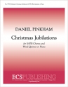 Daniel Pinkham, Christmas Jubilations SATB, wind quintet Chorpartitur