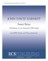 John David Earnest, Sweet Betsy SATB, Piano Four-hands Stimme