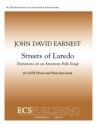 John David Earnest, Streets of Laredo SATB, Piano Four-hands Stimme