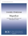Daniel Pinkham, Magnificat Soprano Solo, SATB, Wind Quintet Chorpartitur