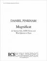 Daniel Pinkham, Magnificat Soprano Solo, SATB, Wind Quintet Partitur