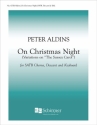 Peter Aldins, On Christmas Night SATB, Descant, Keyboard [Organ or Piano] Stimme