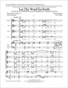 Daniel Pinkham, Let the Word Go Forth SATB, Narrator, Brass or String Orchestra Chorpartitur