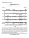 Robert Kyr, Alleluia for Peace SATB divisi a Cappella Stimme