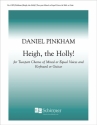 Daniel Pinkham, The Heigh Holly! 2-part Mixed Choir/TB/2-part Treble Voices, Keyboard or Guitar Stimme