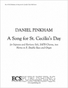 Daniel Pinkham, A Song for St. Cecilia's Day SB soli, SATB, Two Horns, Double Bass and Organ Partitur