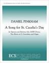 Daniel Pinkham, A Song for St. Cecilia's Day SB soli, SATB, Two Horns, Double Bass and Organ Chorpartitur