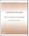 Gwyneth Walker, How Can I Keep from Singing? TTBB with Piano or Chamber Orchestra or Brass Quintet, Perc. and Piano Stimme