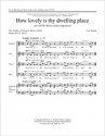 Leo Nestor, How Lovely Is Thy Dwelling Place SATB a Cappella Stimme