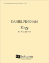 Daniel Pinkham, Elegy Blechblserquintett Partitur + Stimmen