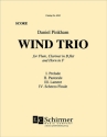 Daniel Pinkham, Wind Trio Flute, Clarinet, Horn Stimmen-Set