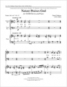 Daniel Pinkham, Nature Praises God SATB and Piano Stimme