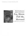 Zog, Maran SATB Stimme