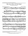 Stanley M. Hoffman, She Gave Him All Her Heart TTBB and Piano Stimme