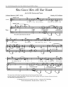 Stanley M. Hoffman, She Gave Him All Her Heart SATB and Piano Stimme