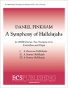 Daniel Pinkham, Symphony of Hallelujahs SATB, Two Trumpets in C, Double Bass and Organ Chorpartitur