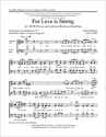 Daniel Pinkham, For Love Is Strong SATB, opt. Keyboard [Organ or Piano] doubling Stimme