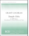 Simple Gifts SATB, String Quartet with Piano or String Orchestra with Piano Chorpartitur