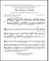The Water is Wide SATB and Piano Stimme