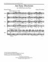 Stanley M. Hoffman, An Easy Decision SATB and Piano Stimme