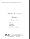 Daniel Pinkham, Scenes Trumpet [in B-flat or C] and Organ Buch