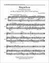 Gwyneth Walker, Magnificat Treble chorus, Children or Women's, Brass quintet, Percussion + Piano Chorpartitur